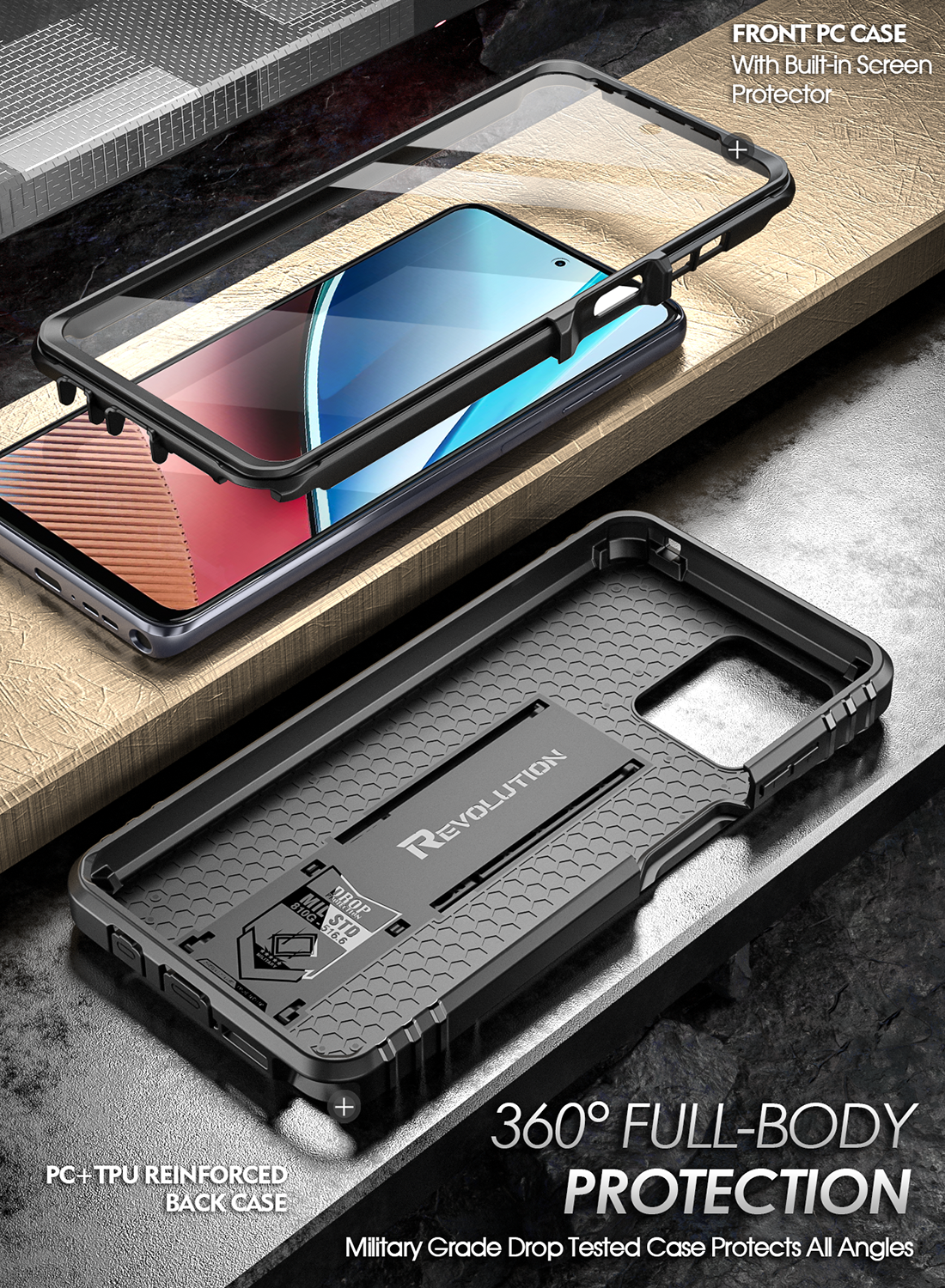 For Motorola Moto G 5G /G Stylus 5G/4G 2023 Case Heavy Duty Shockproof TPU  Cover