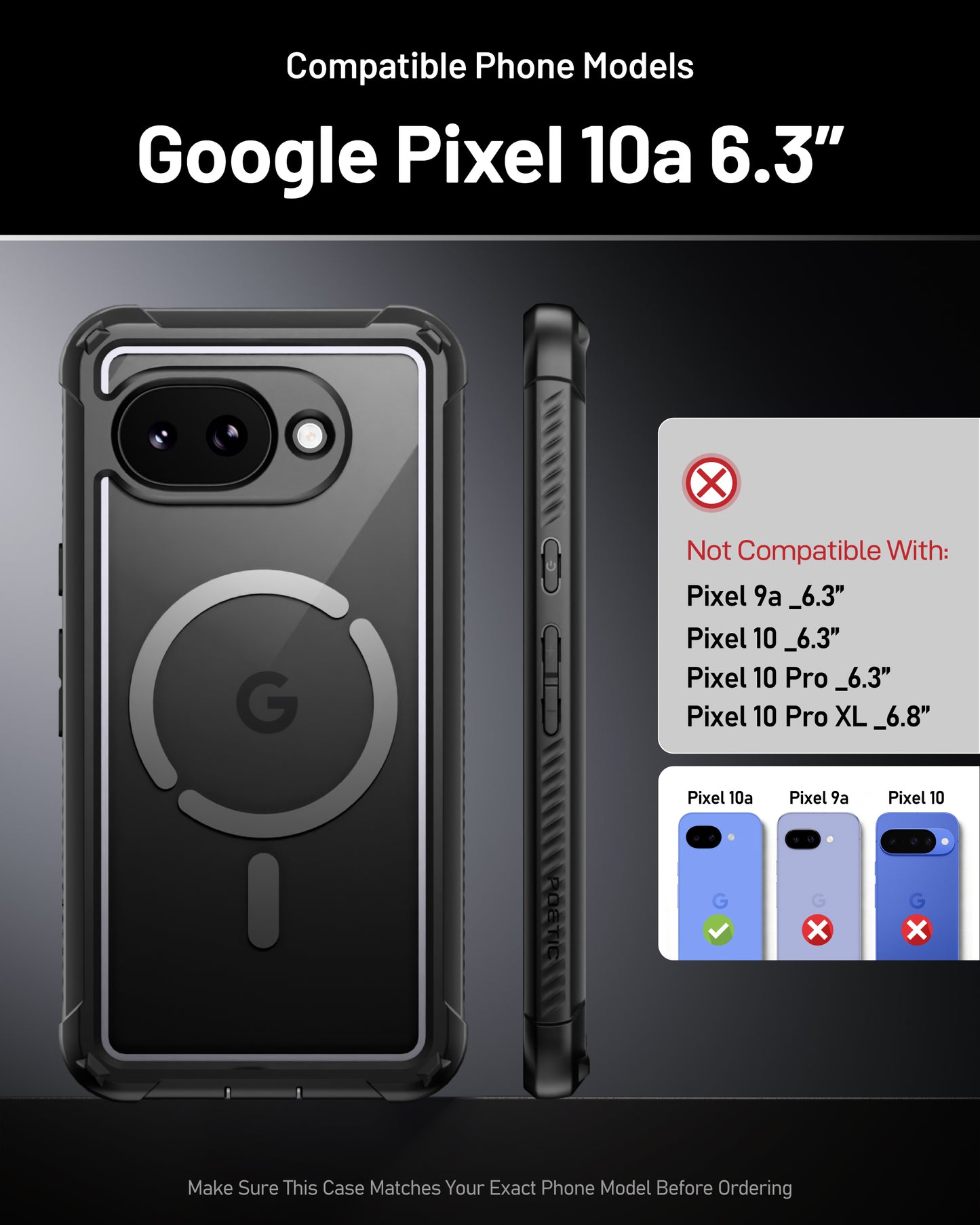 Google Pixel 10A with MagSafe Case