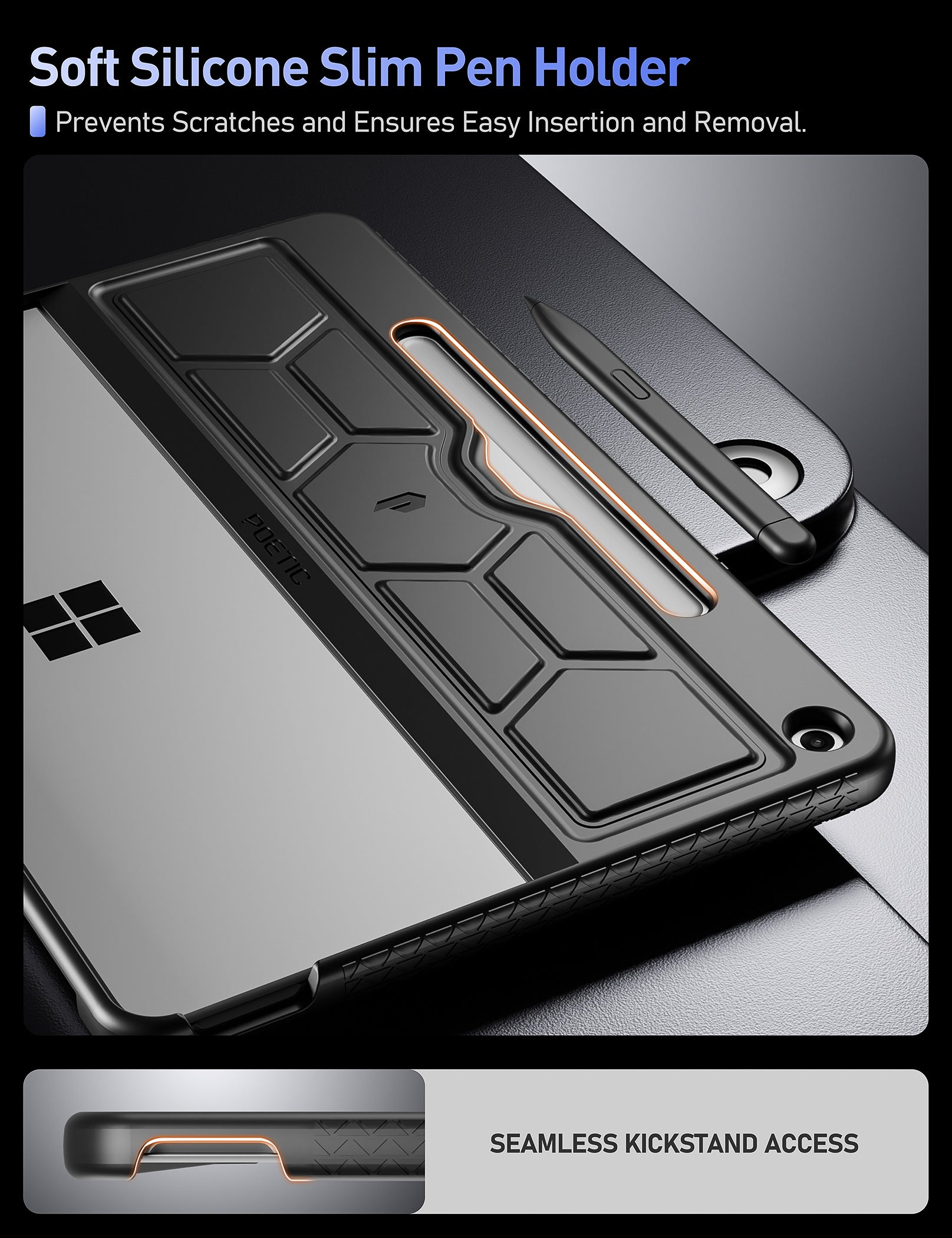 Microsoft Surface Pro 12 inch 2025 Case Poetic Cases