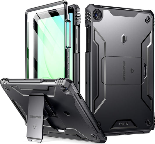 Galaxy Tab A11 Plus / A9 Plus Case Built in-Screen Protector with Kickstand