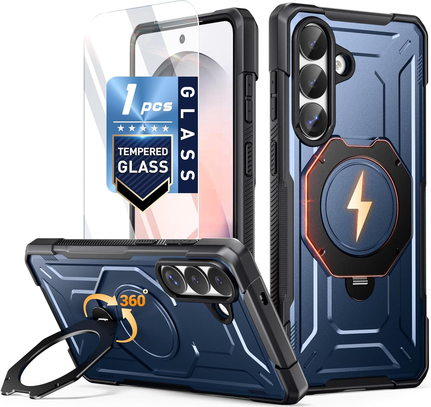 Galaxy S26 Spartan Case with Ring Stand