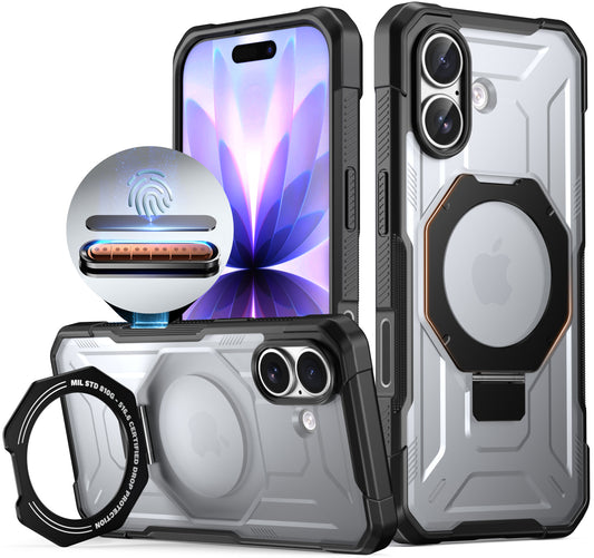 Apple iPhone 17 with Magsafe Ring Stand Case