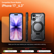 Apple iPhone 17 with Magsafe Ring Stand Case