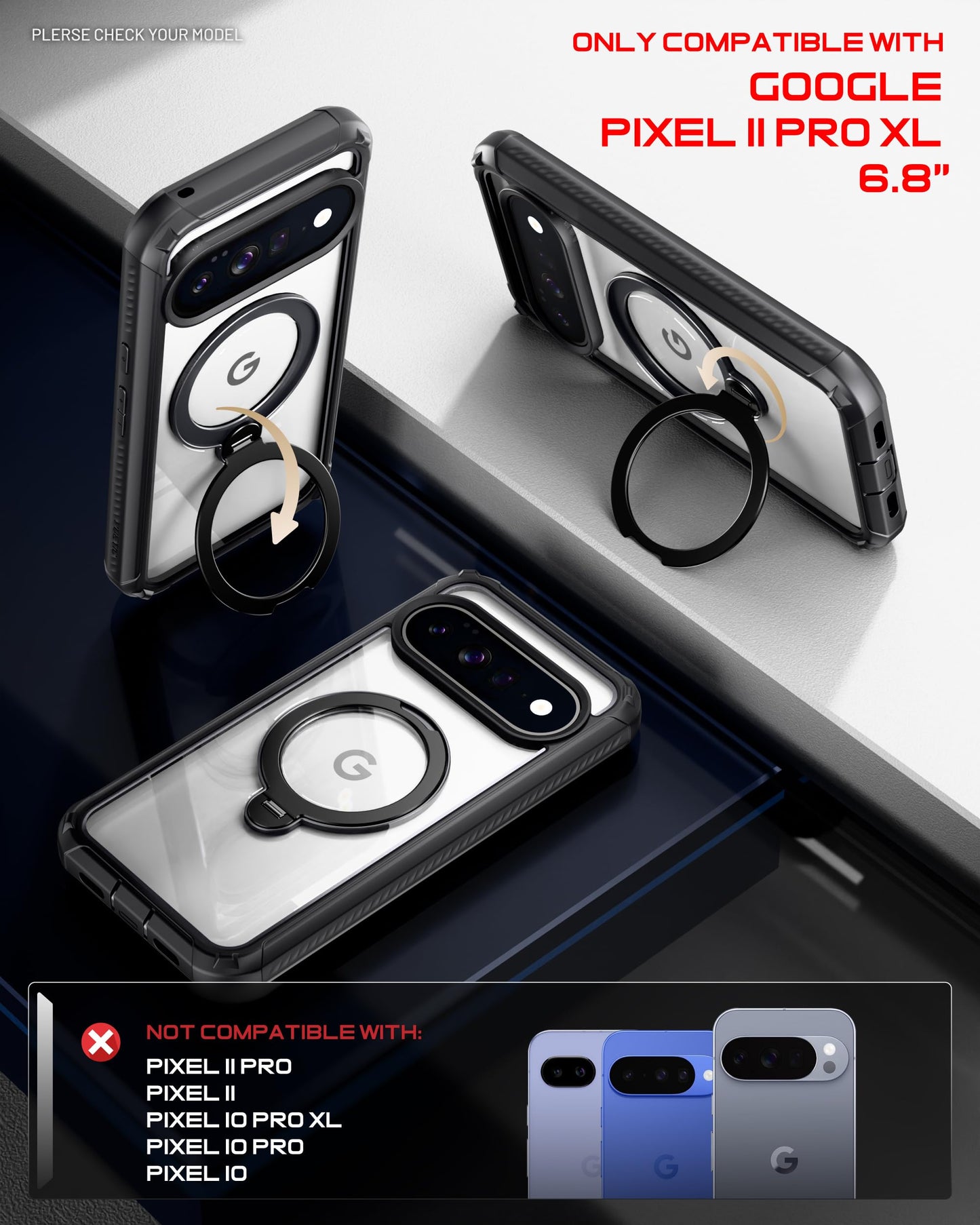 Google Pixel 11  Pro XL case Magsafe Ring Stand