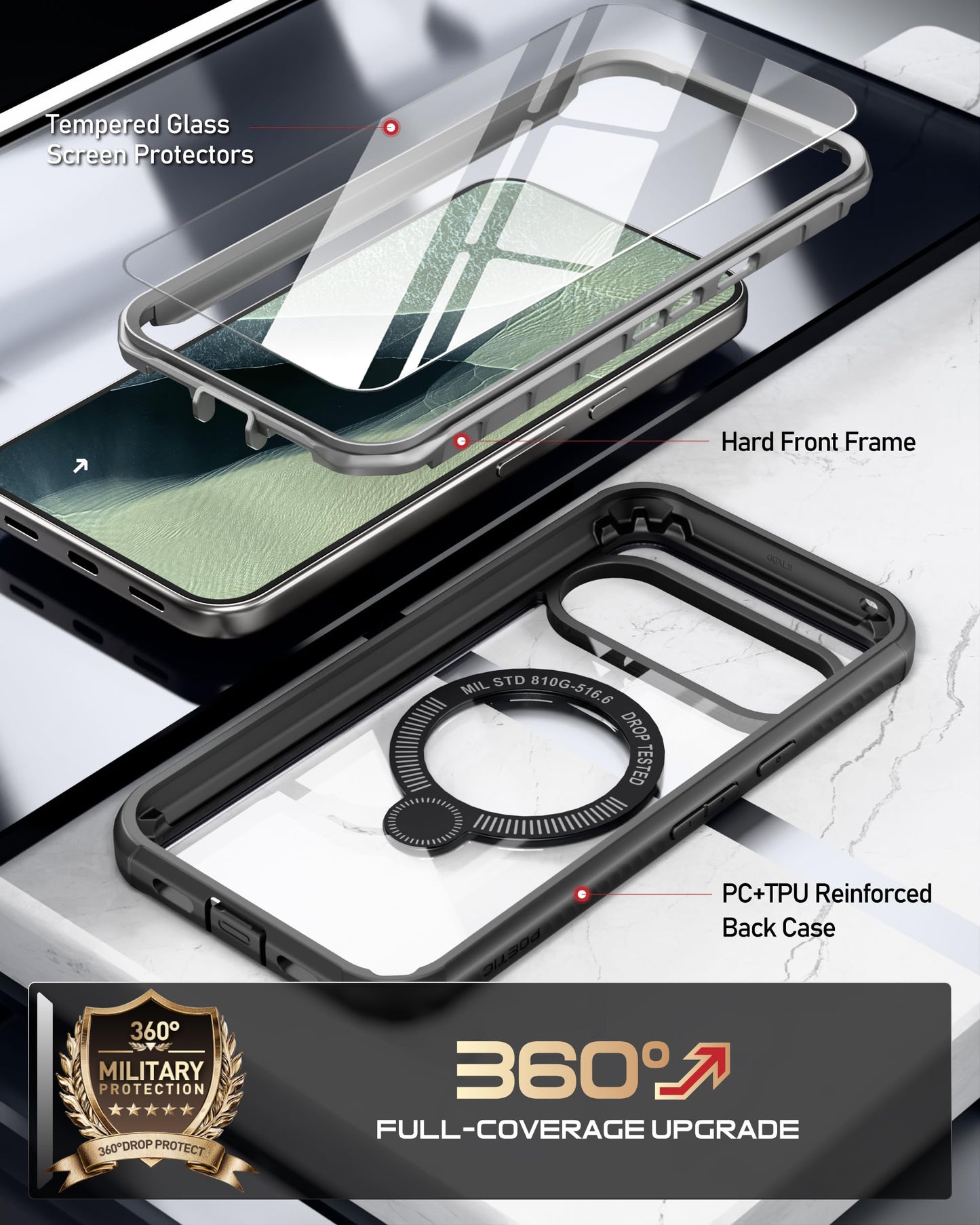 Google Pixel 11  Pro XL case Magsafe Ring Stand
