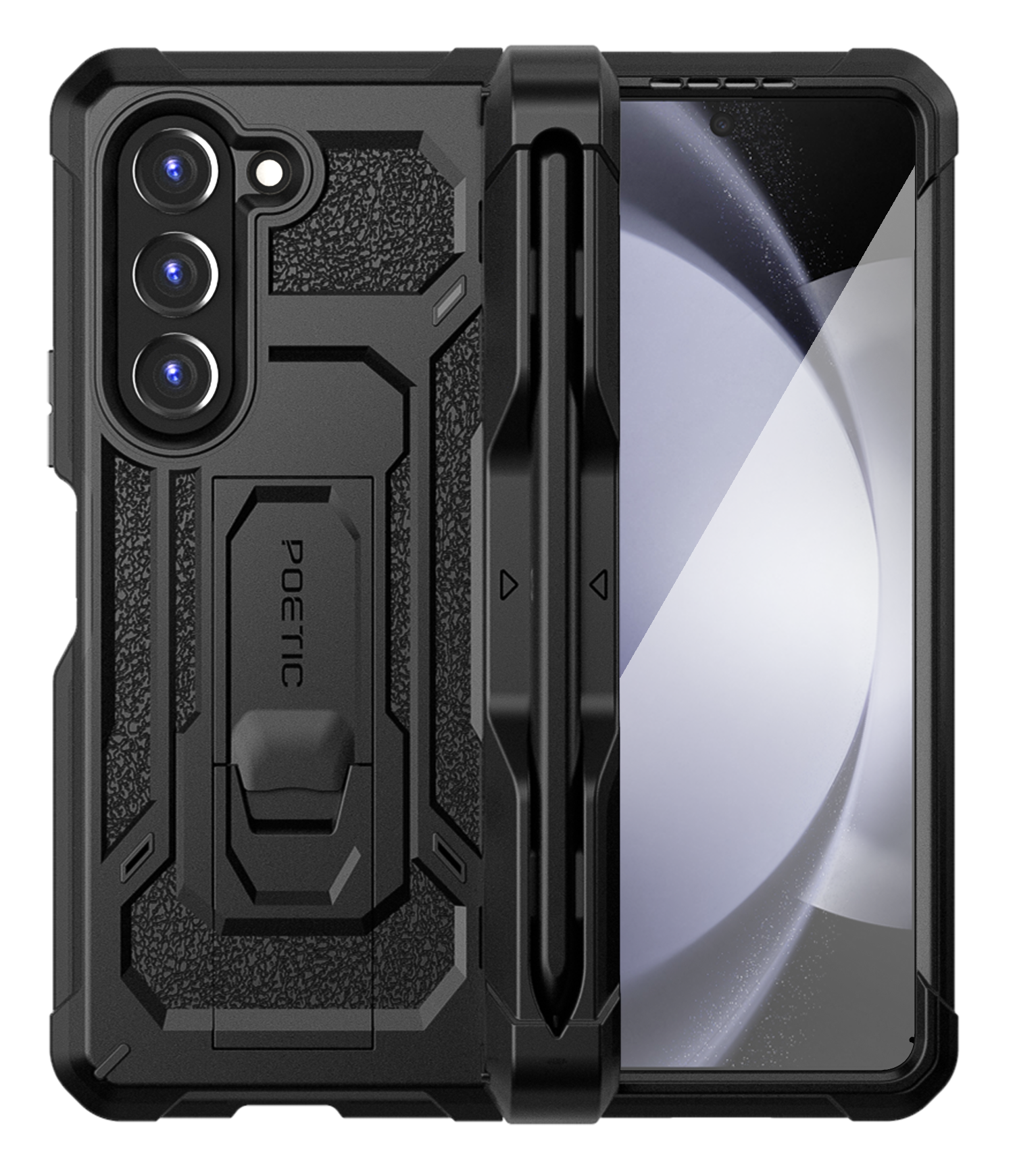 Galaxy Z Fold 5 Case With S Pen Holder – Poetic Cases Galaxy Z Fold 5 Case With S Pen Holder – Poetic Cases