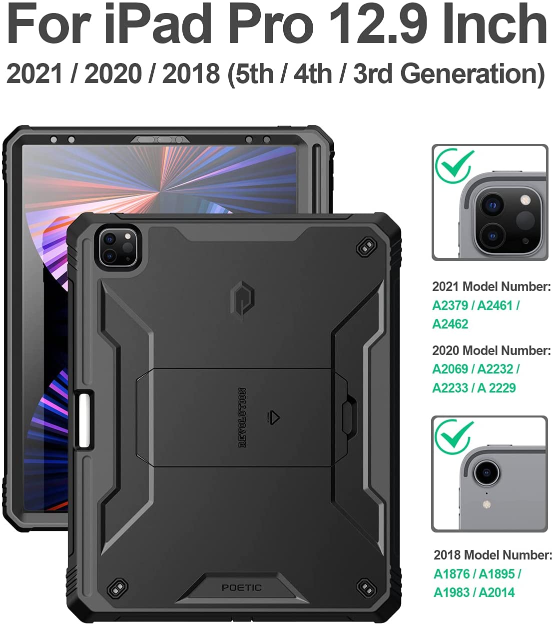 iPad Pro 12.9 Inch Case 2022/2021