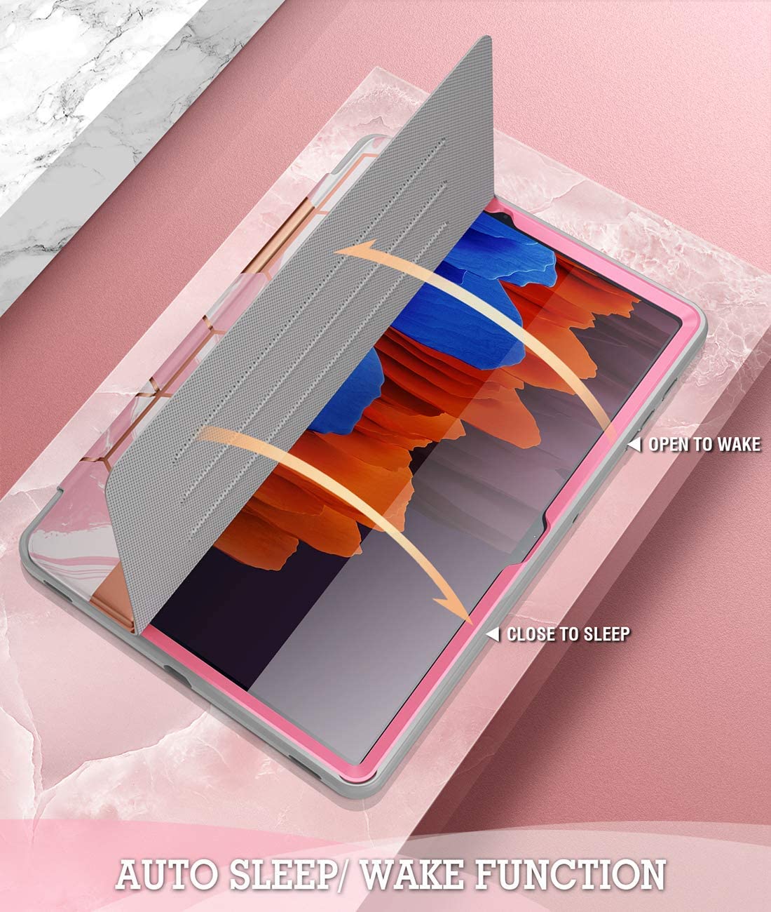 Samsung Galaxy Tab S8 Plus & S7 Plus Case (2022 & 2020)