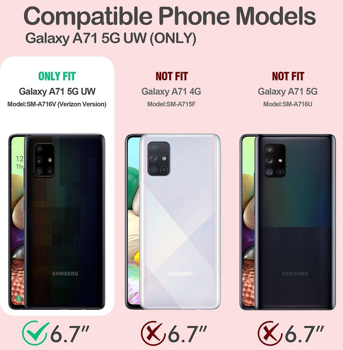 Samsung Galaxy A71 5G (UW) Case (2020)
