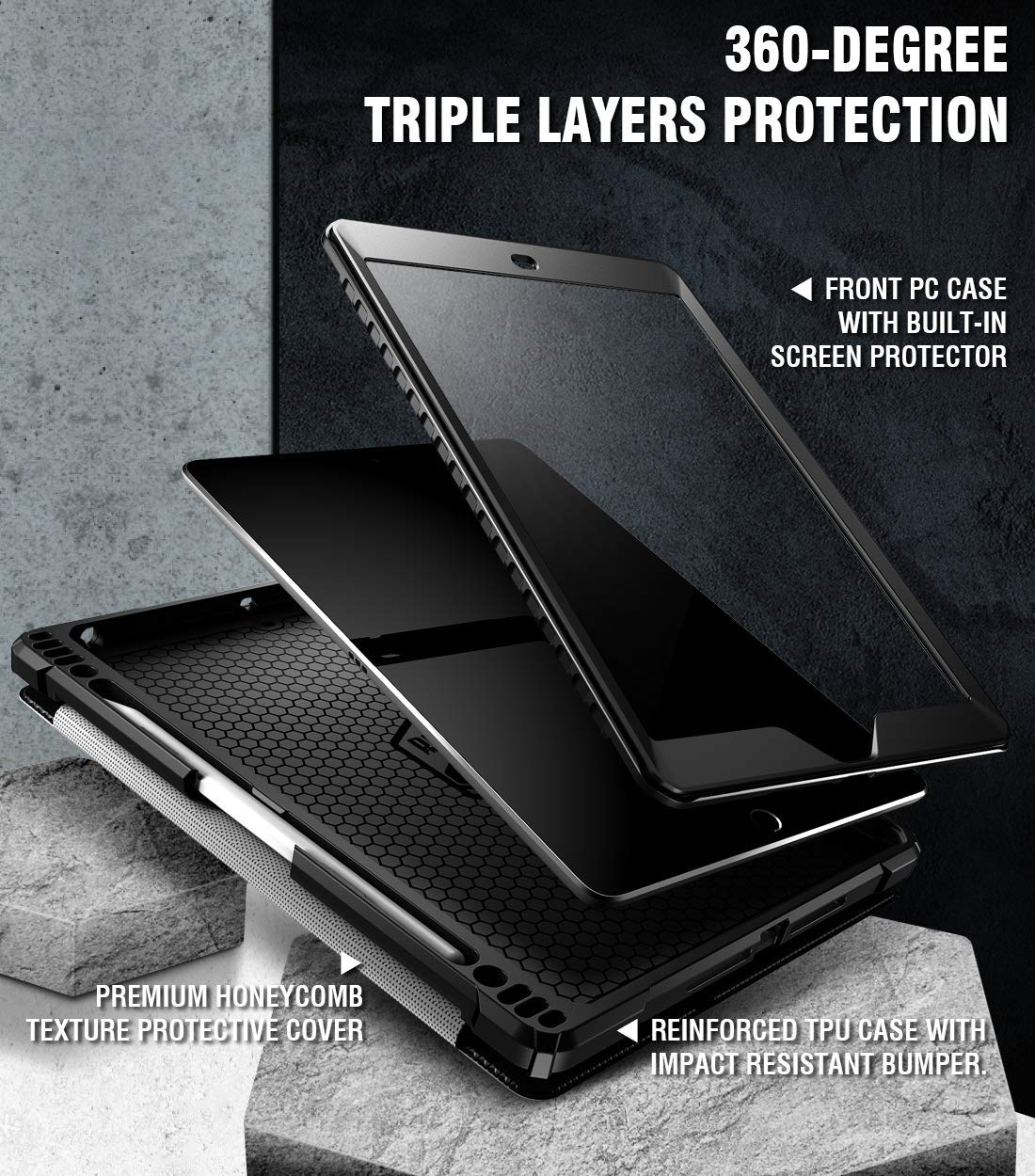 Apple iPad 10.2 9th/ 8th/ 7th Gen Case [Explorer Series]