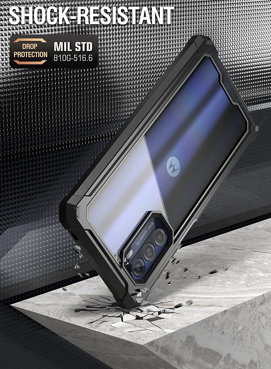 Poetic 2022 Moto G Stylus 5G Case Black