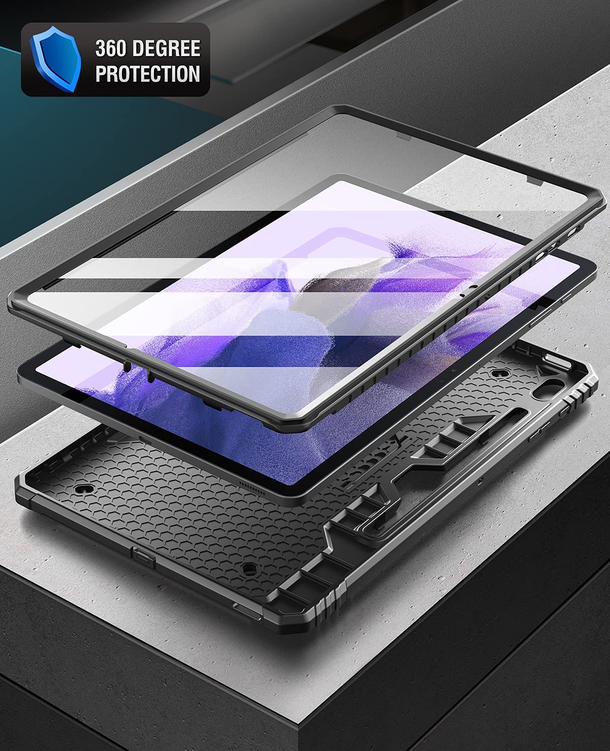 Galaxy Tab S7 Fe 12.4 inch Case Black