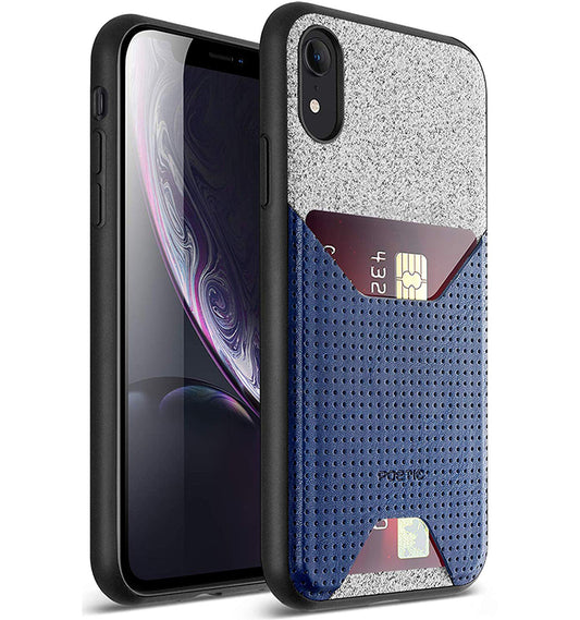 Apple iPhone XR Case - Nubuck Navy Blue