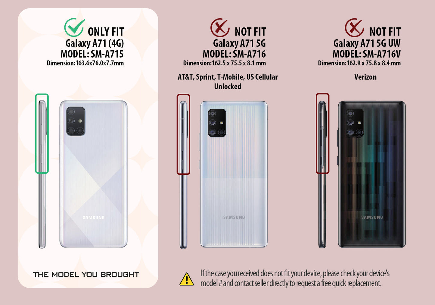 Samsung Galaxy A71 4G Case (2019)