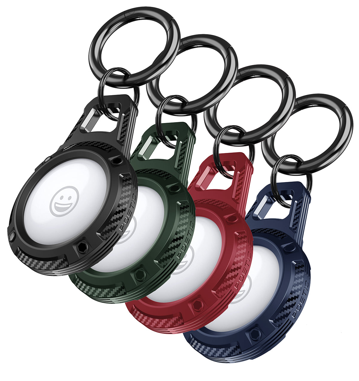 Apple AirTag Keychain Key Ring Case [4 Pack]