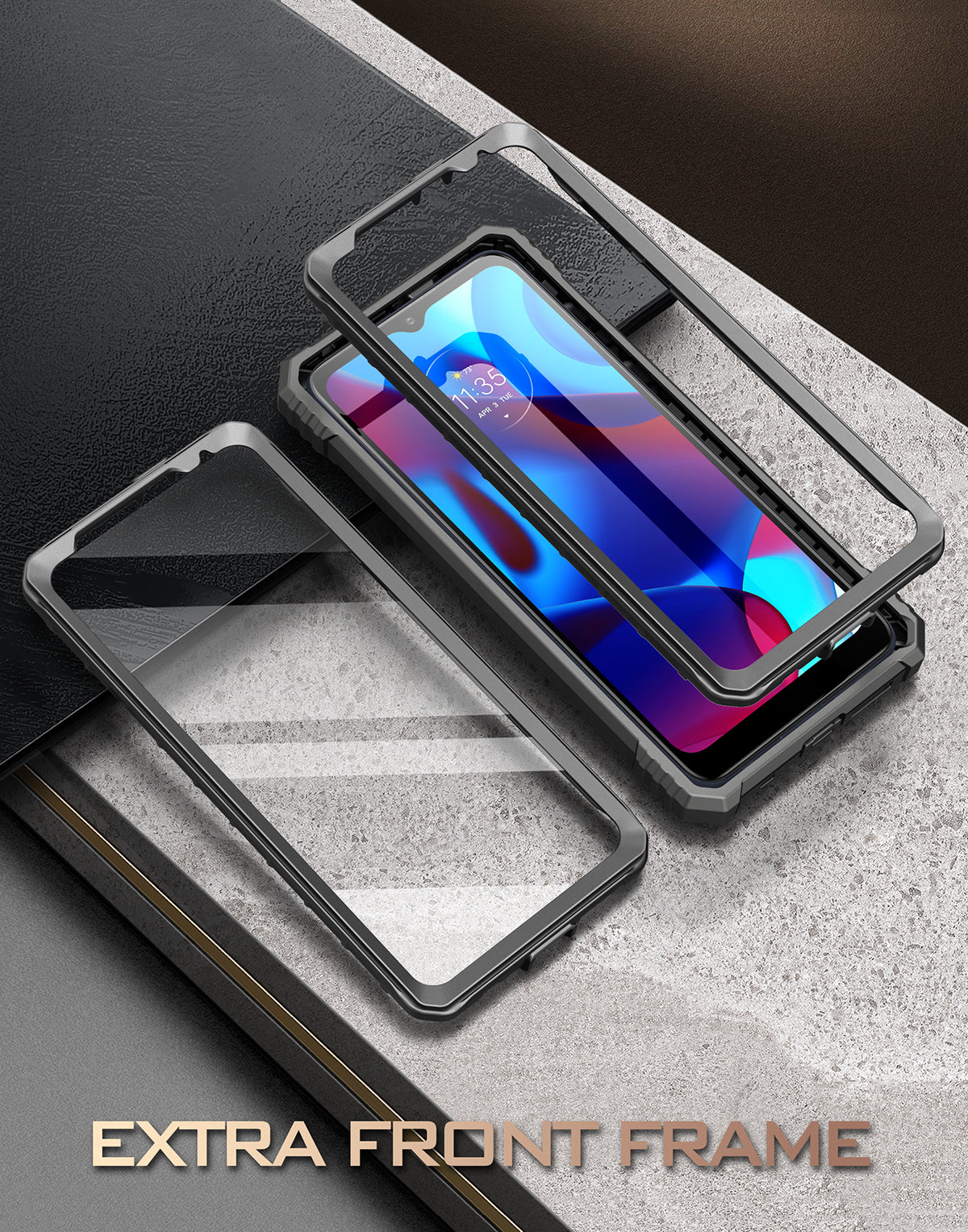 Poetic Revolution Series Case for Motorola Moto G Pure 6.5 inch (2021 Release) Full-Body Rugged Dual-Layer Shockproof Protective, Black Poetic Revolution Series Case for Motorola Moto G Pure 6.5 inch (2021 Release) Full-Body Rugged Dual-Layer Shockproof Protective, Black