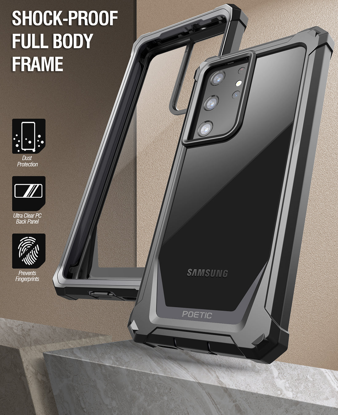 Samsung Galaxy S21 Ultra Case – Poetic Cases - Main Image