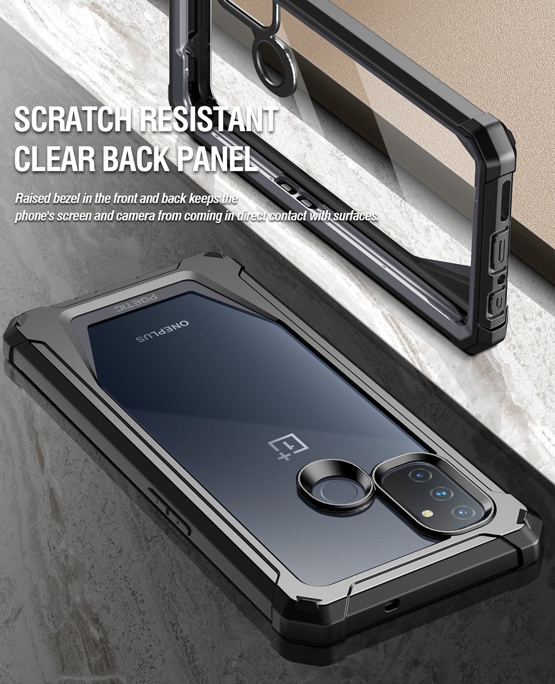 Custodia Portafoglio Oneplus Nord N10 5G – Pelle PU Con Slot E Chiusura Magnetica, Nero