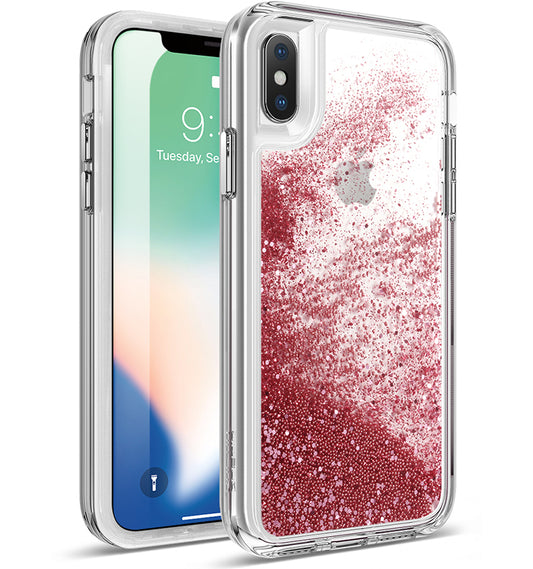 Apple iPhone X Case - Cascade HotPink