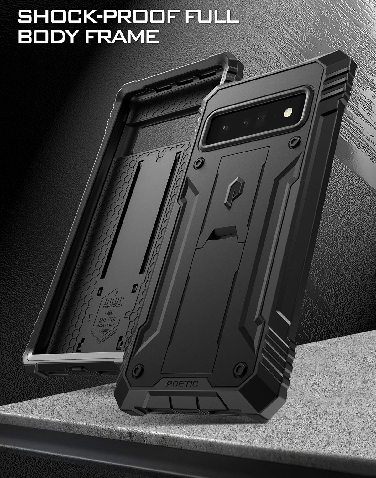 For Google Pixel 6 6A 6 Pro 7 7 Pro 7A 8 8 Pro Case Poetic