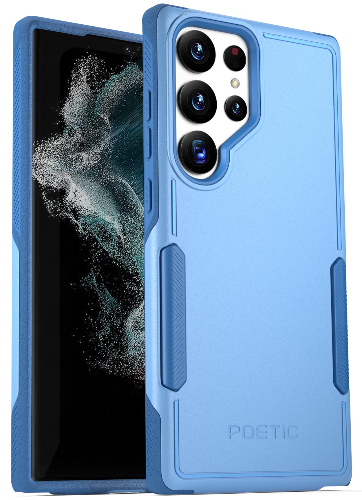 LV Neon Blue Samsung Galaxy S23 Plus Clear Case