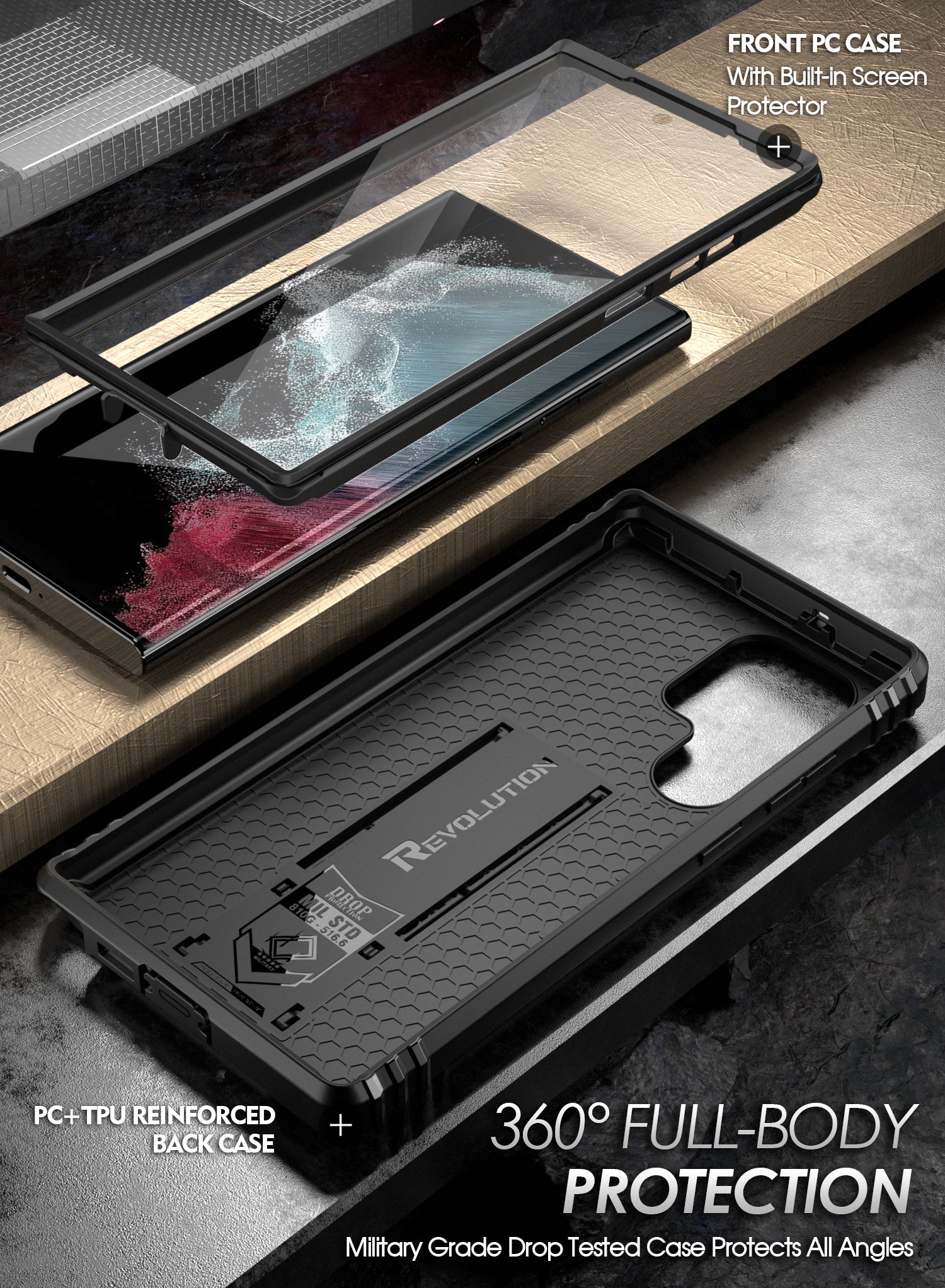 LOUIS VUITTON ROUND BLACK Samsung Galaxy S23 Ultra Case Cover
