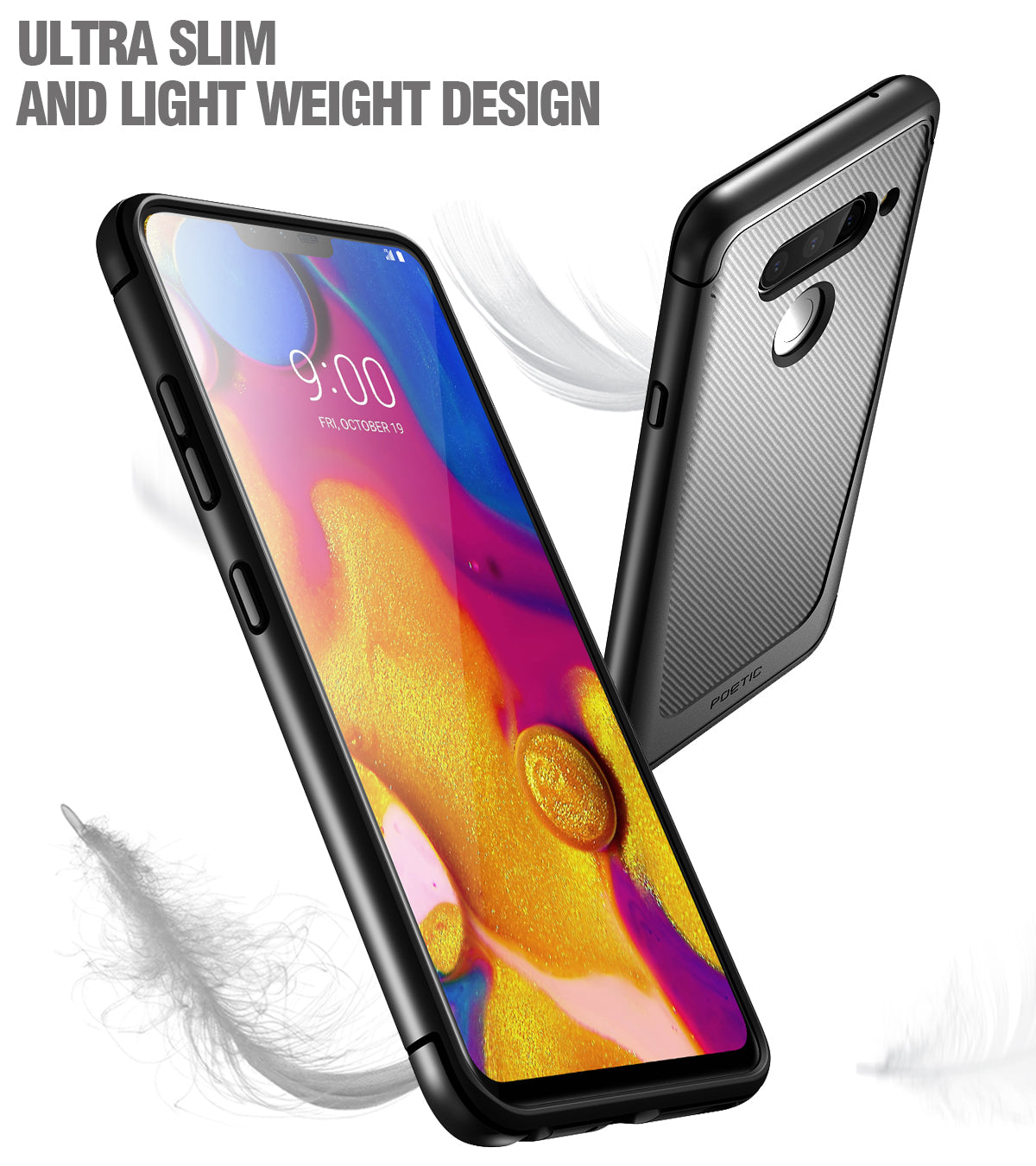 2018 LG V40 ThinQ Case [Karbon Shield]