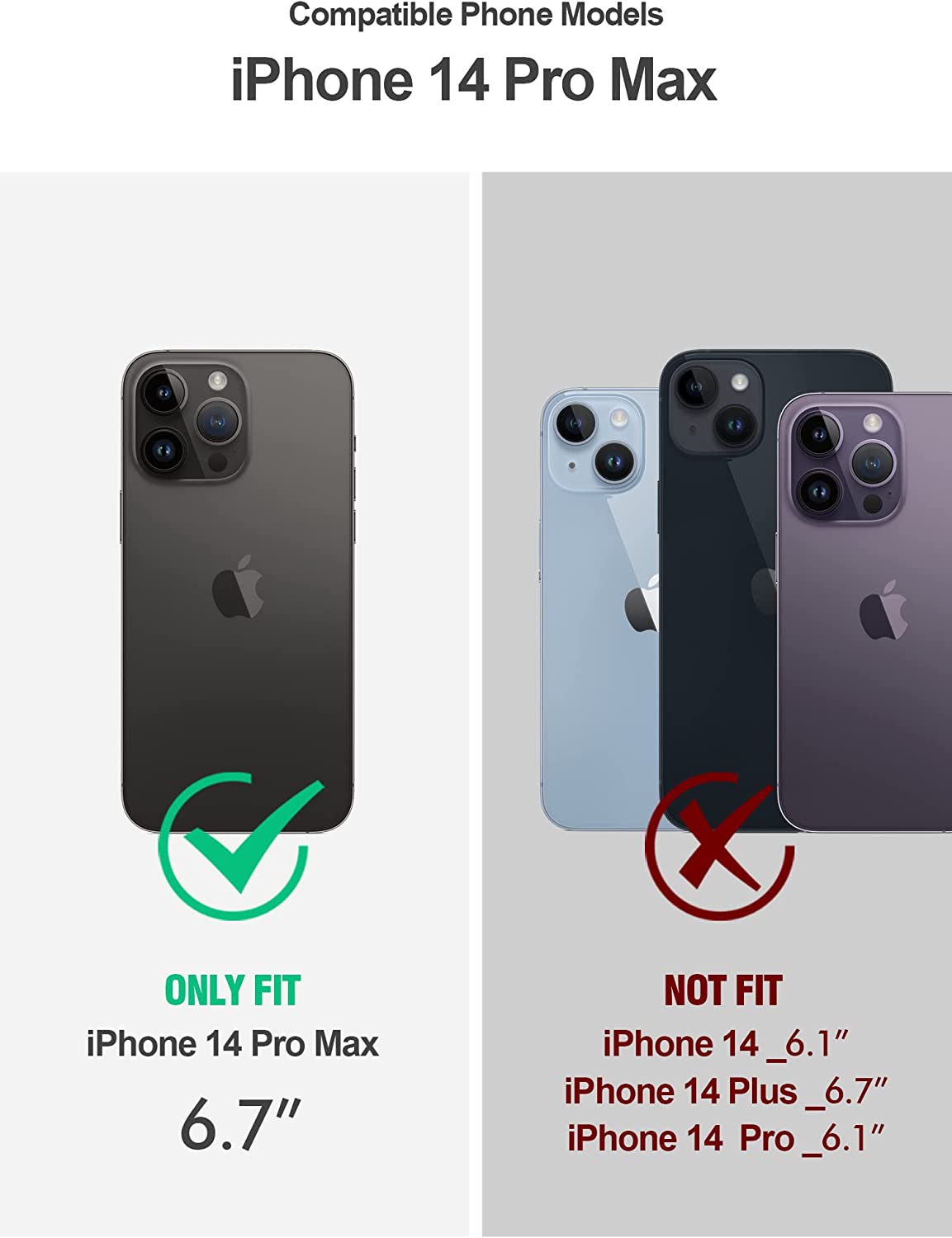 iPhone 14 Pro Max Project Zero Dünne Hülle, Klar