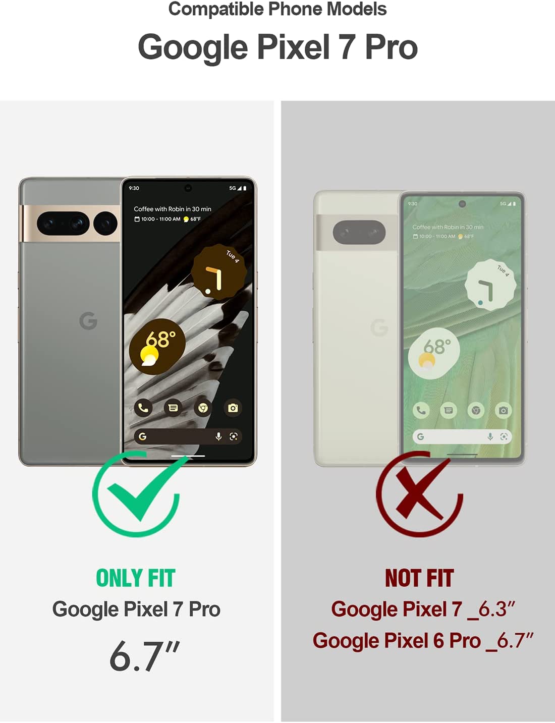 For Google Pixel 7A Clear Case Google Pixel 7A 7 Pro Cover Coque Funda  Sehll Hard