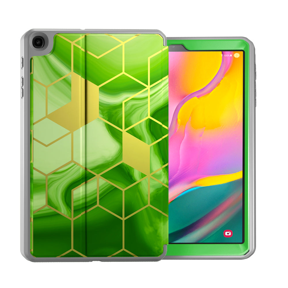 2019 Samsung Galaxy Tab A Marble Case Protective Folio Cover
