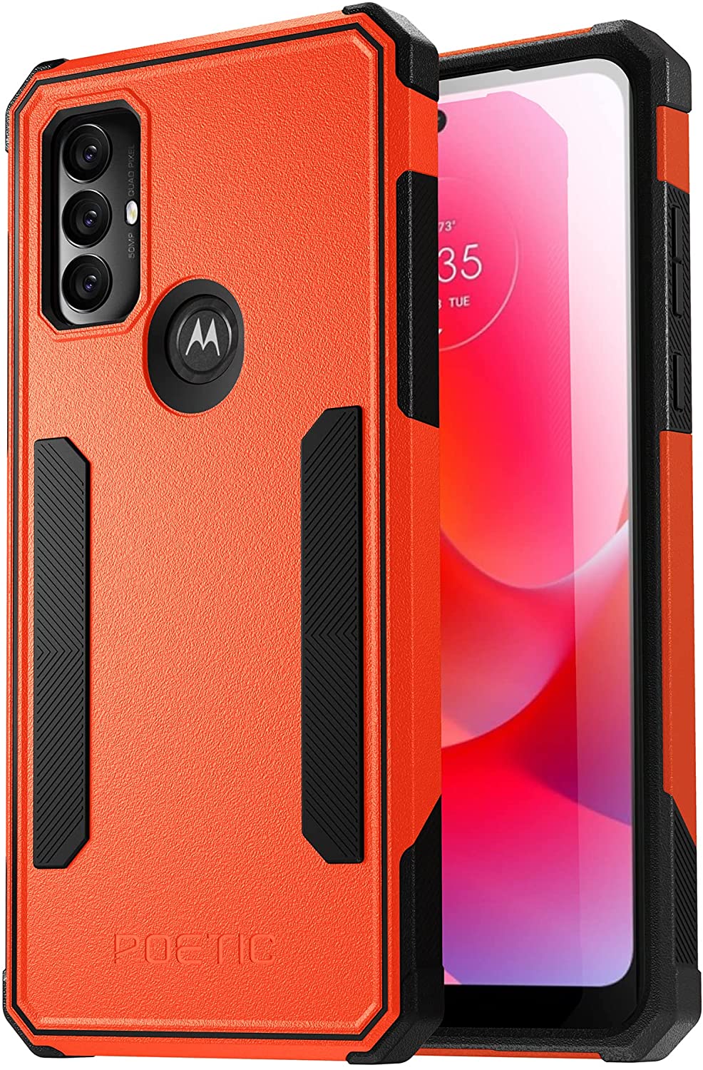 Louis Vuitton Neon Motorola Moto G 5G (2022) Clear Case