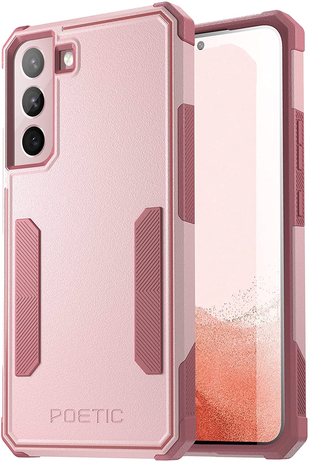 Poetic for Samsung Galaxy S22 5G Case Dual Layer Slim Shockproof Protective Cover Pink Poetic for Samsung Galaxy S22 5G Case Dual Layer Slim Shockproof Protective Cover Pink